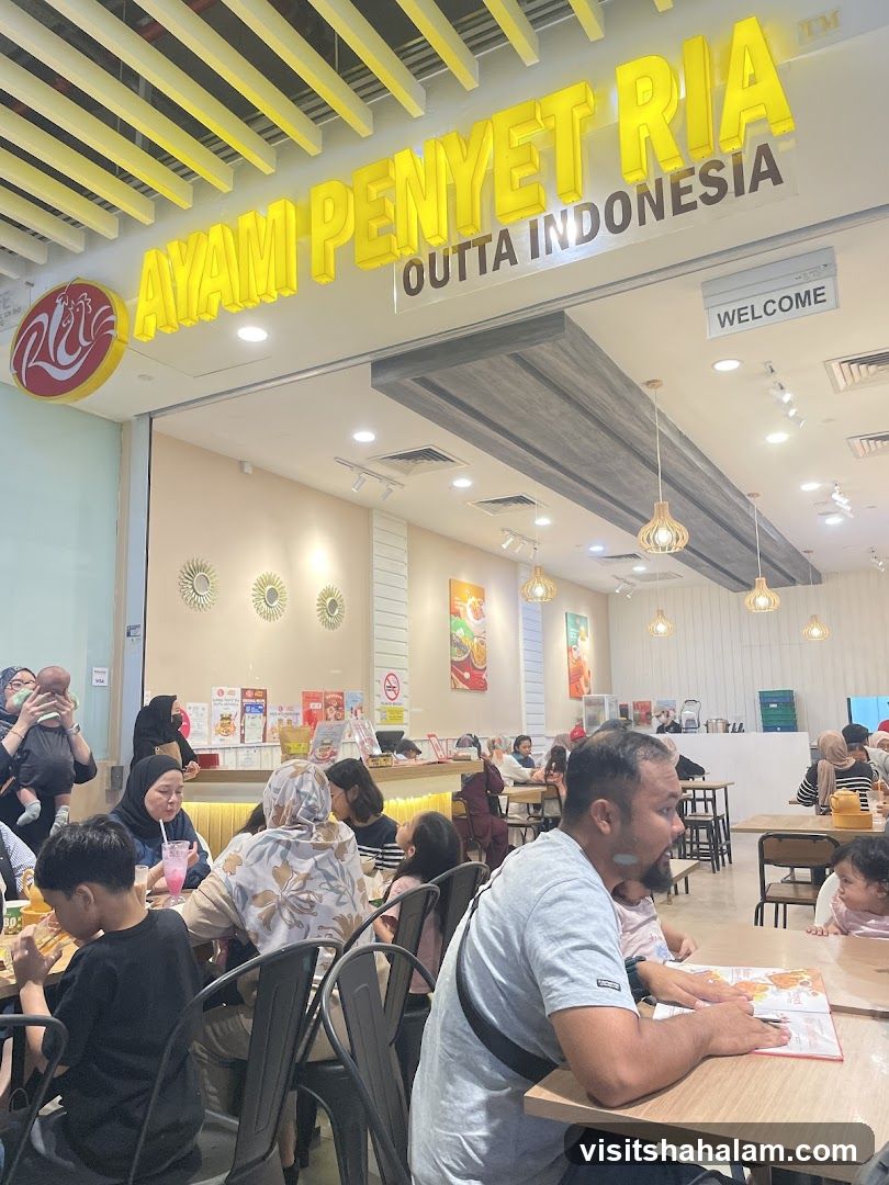 Restaurant Interior with Diners
