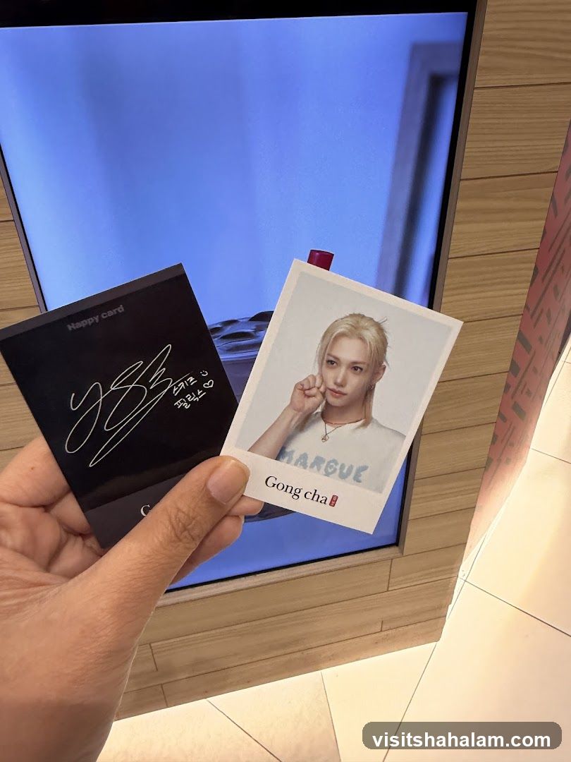 Gong Cha Photo Card