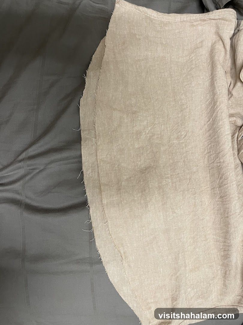 Beige Fabric Detail