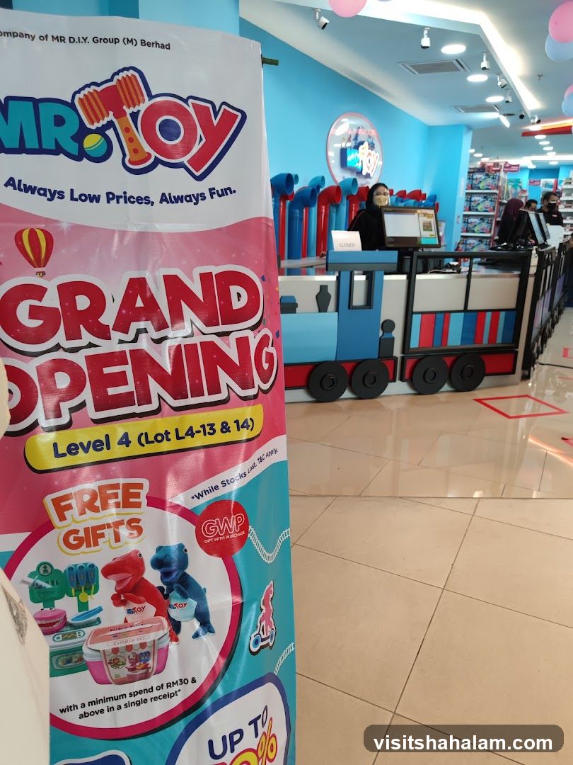 MR. TOY Grand Opening Banner