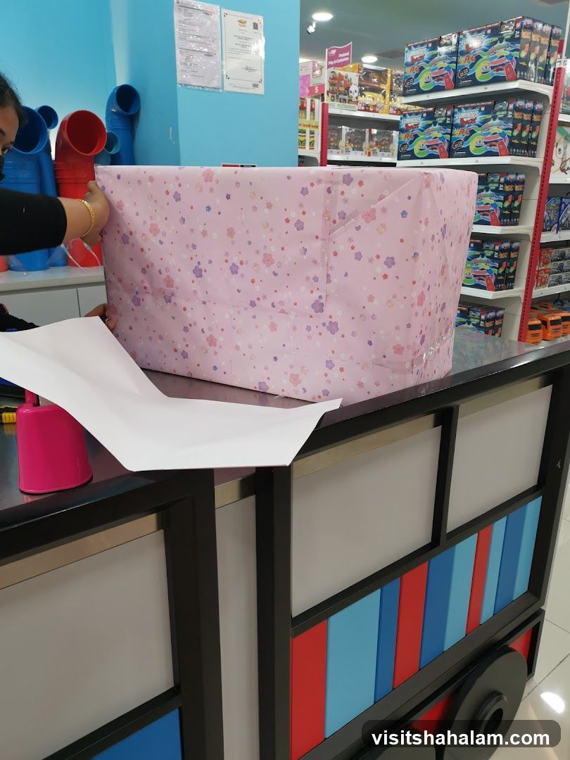 Gift Wrapping Station