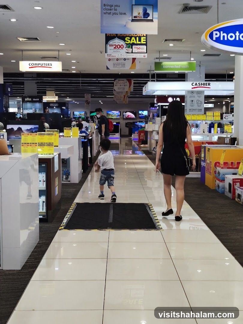 Electronics Store Aisle