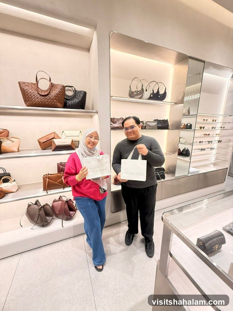Customers with Shopping Bags