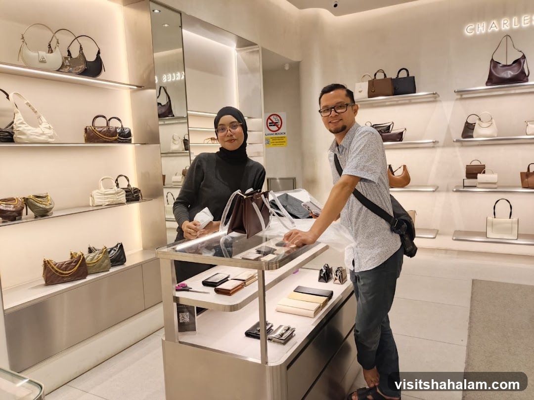 Store Interior with Handbags