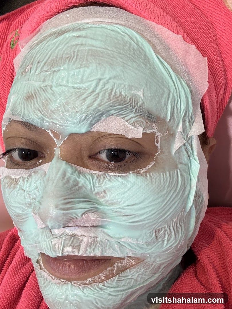 Facial Mask Application