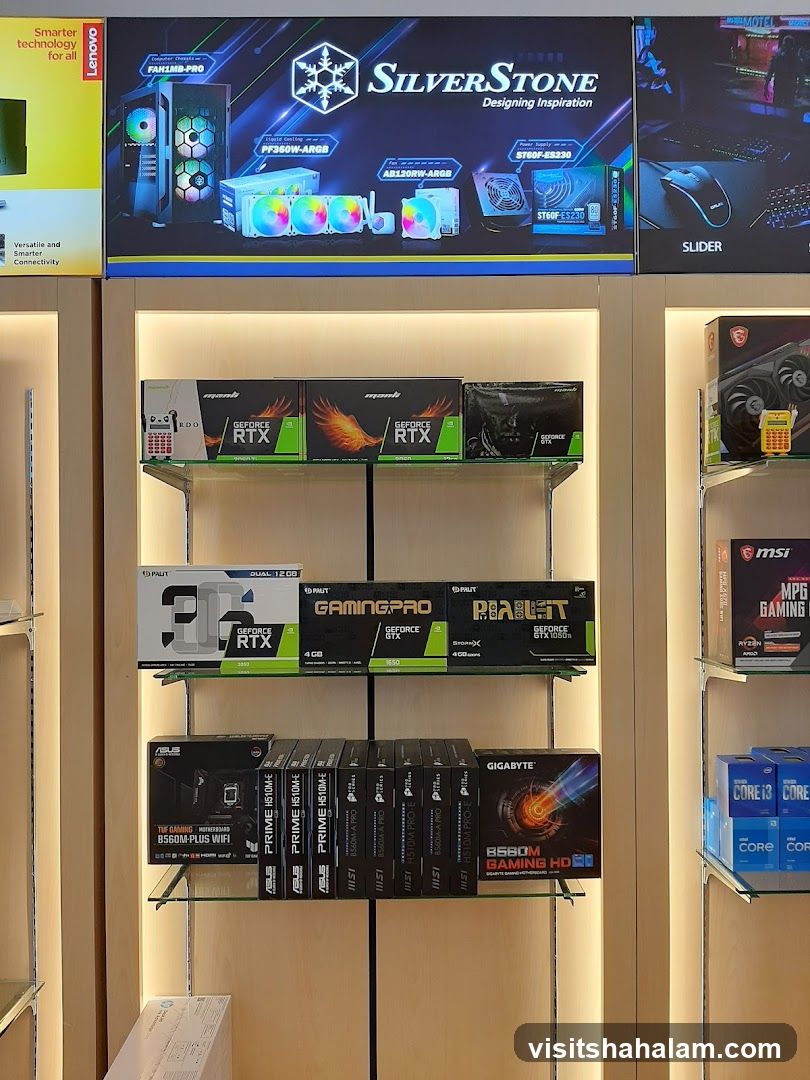 Computer Components Display