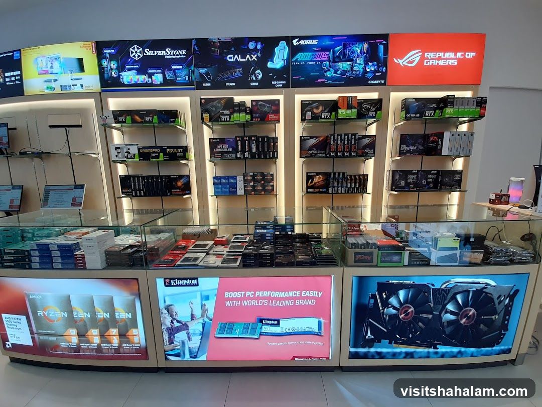 Computer Components Display