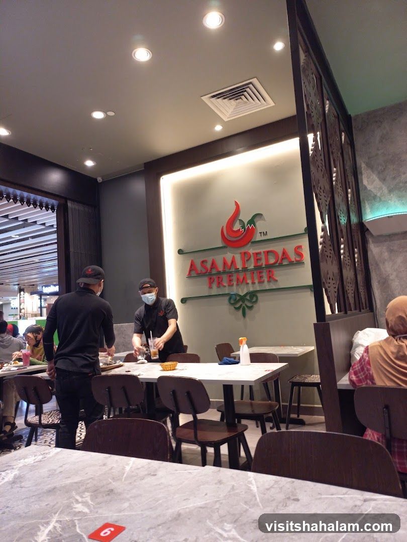 Restaurant Interior with Staff and Diners