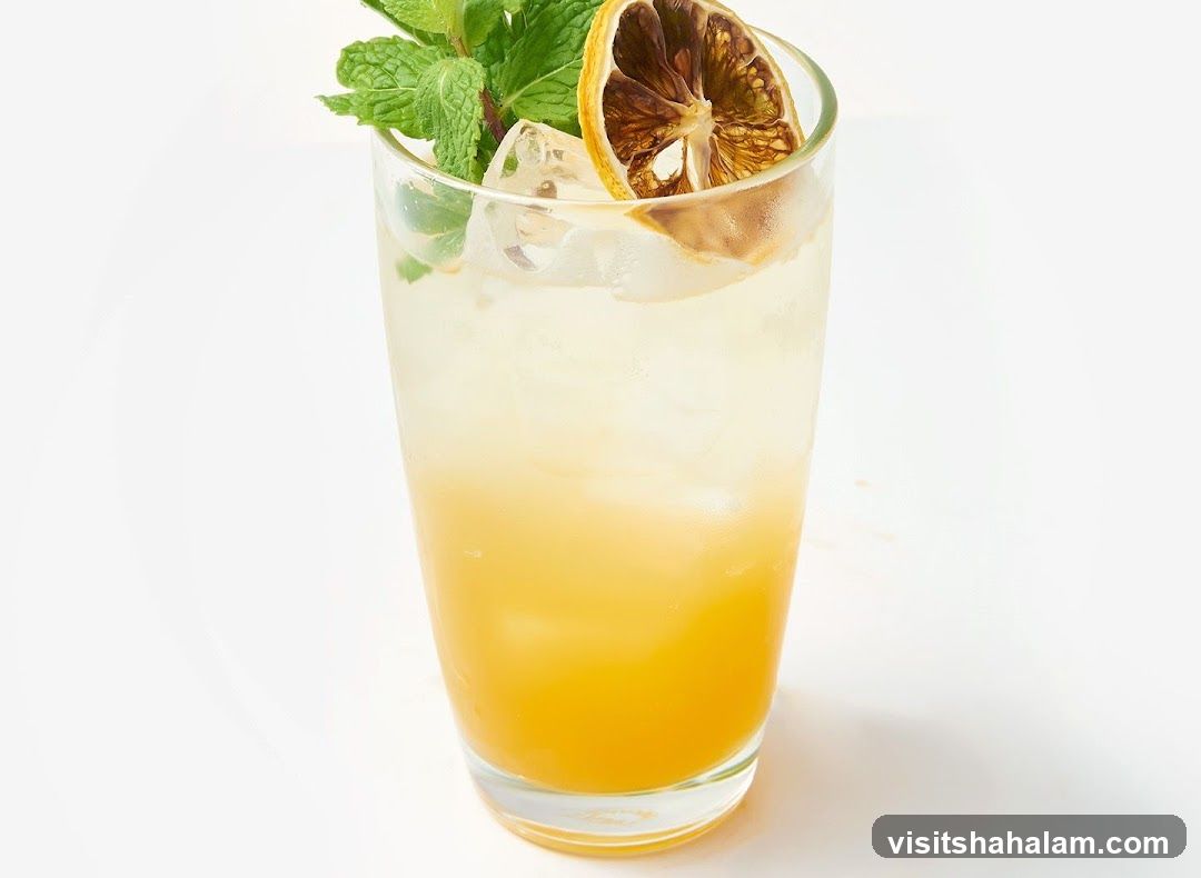 Orange and Mint Drink