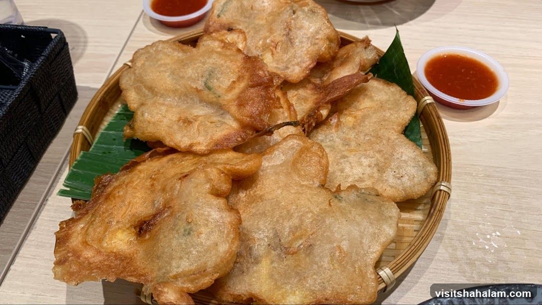 Fried Snacks with Chili Sauce