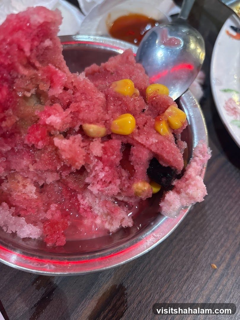 Shaved Ice Dessert