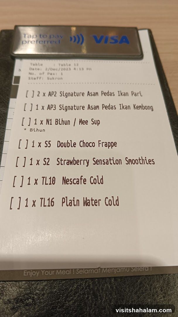 Order Slip