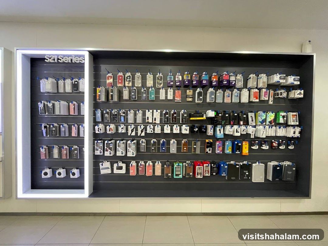 Phone Accessories Display