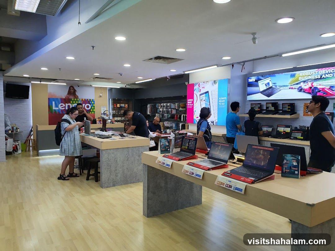 Electronics Store Interior