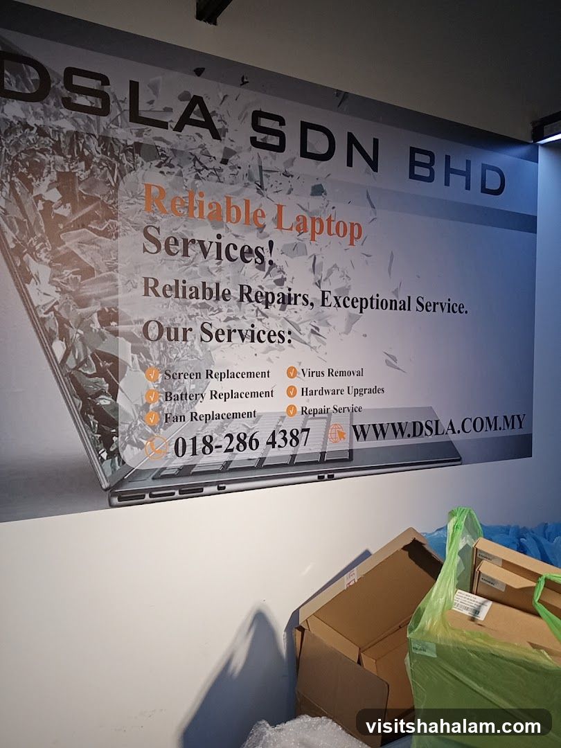 DSLA SDN BHD Laptop Services