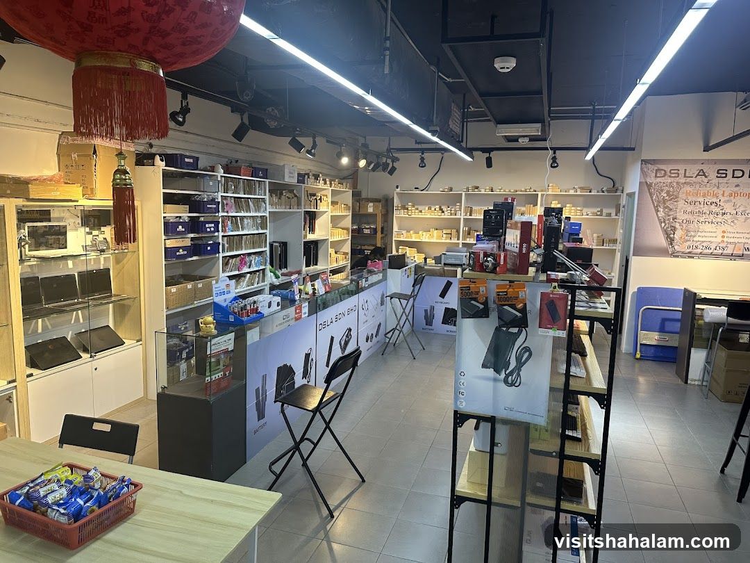 Computer Repair Shop Interior