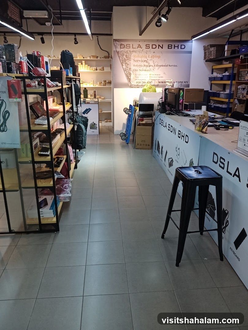 Computer Store Interior