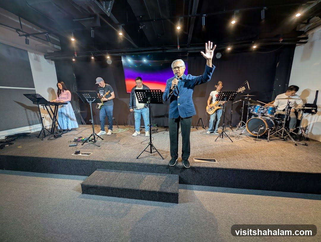 Band performing on stage