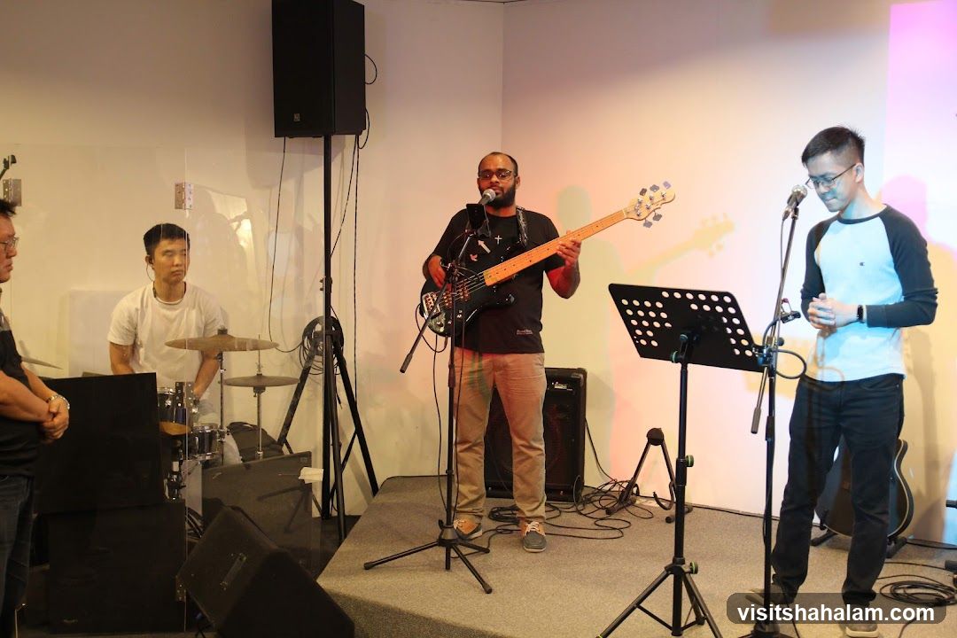 Band performing on stage