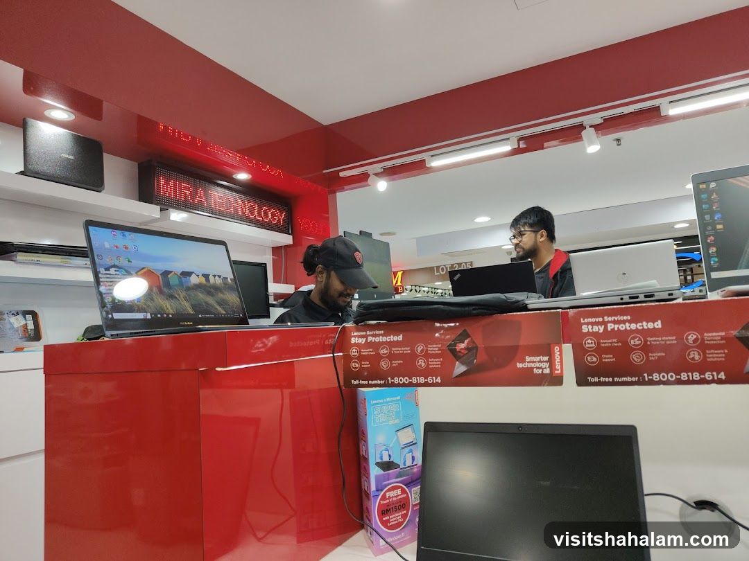 Electronics Store Interior