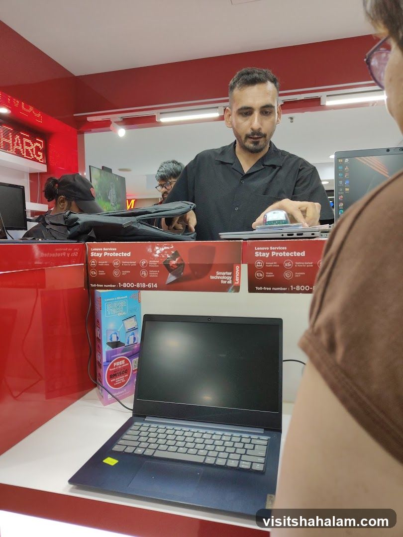 Electronics Store Display
