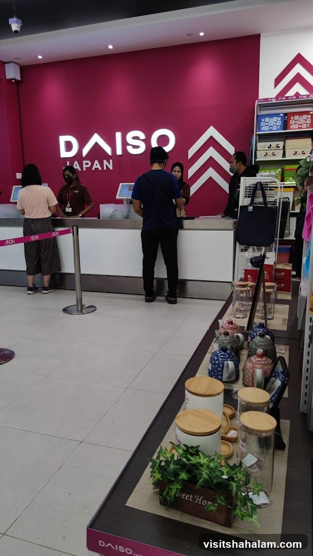 Daiso Japan Checkout Area