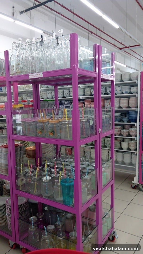 Shelves of Glassware and Dishes