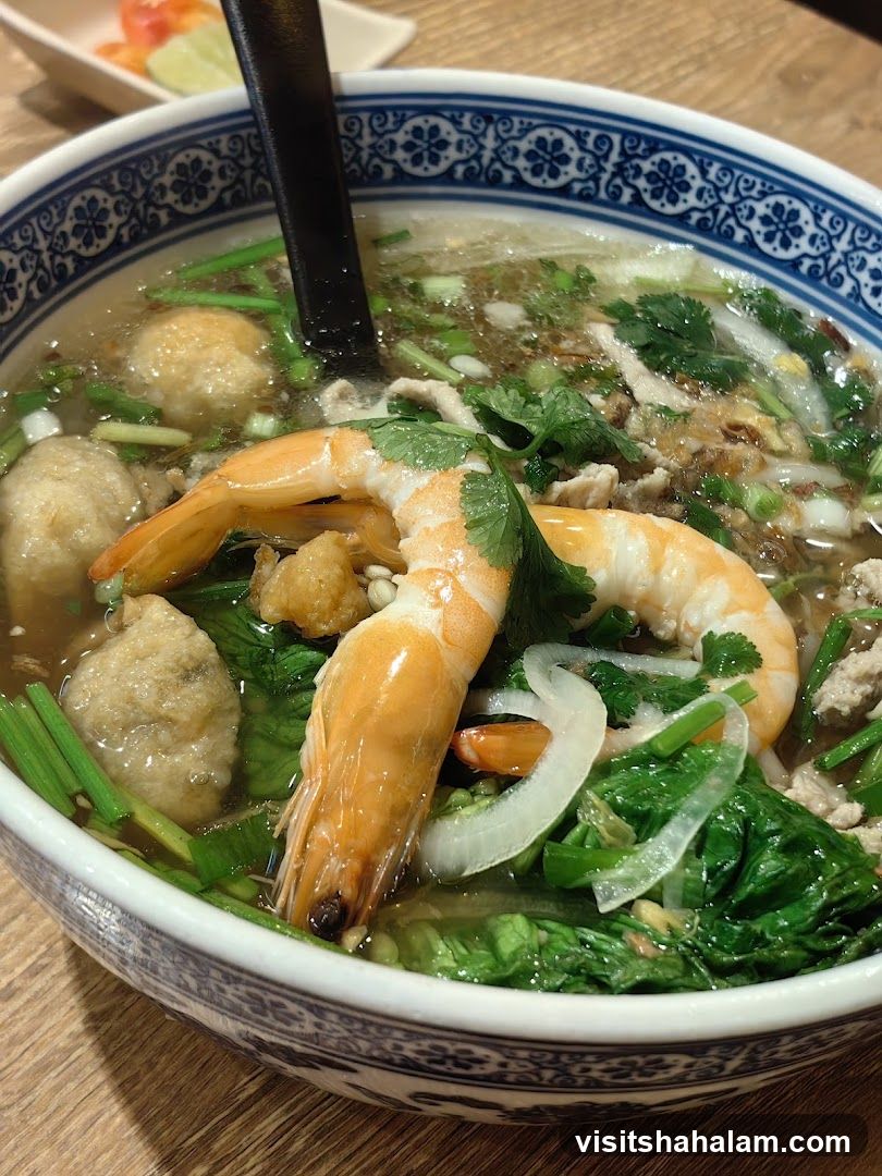Shrimp and Meat Noodle Soup