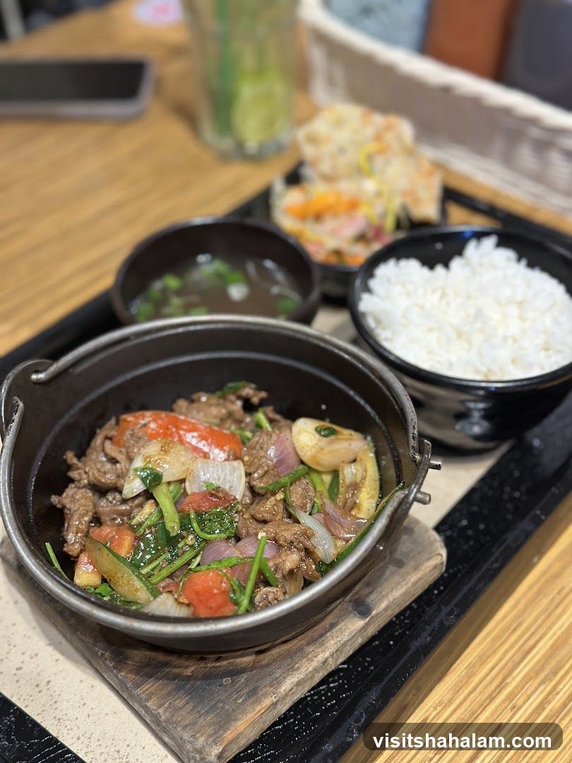 Beef Stir-fry with Rice