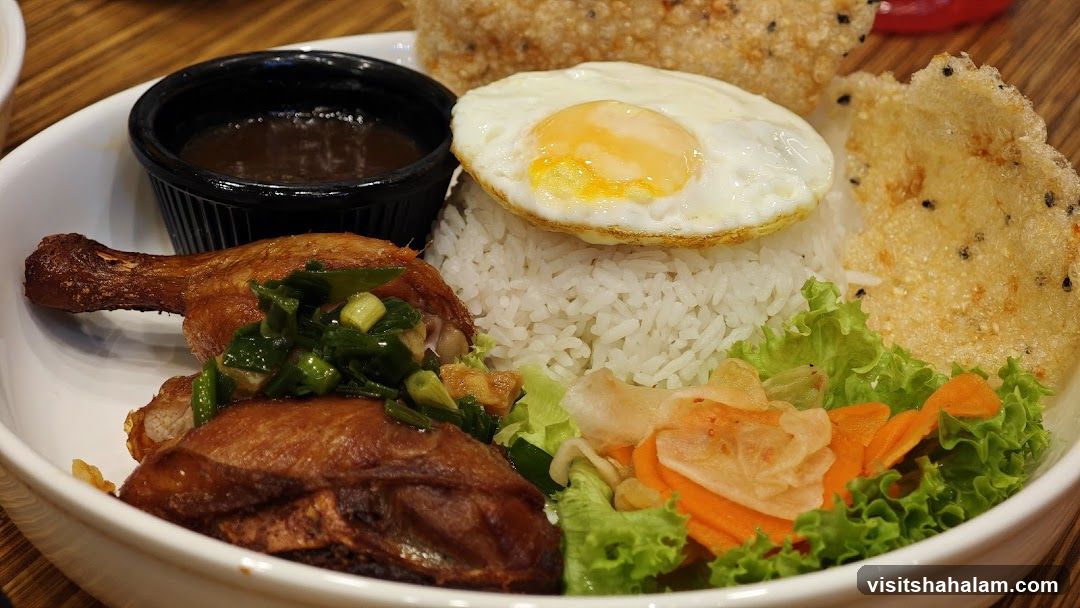 Fried Chicken Rice Plate