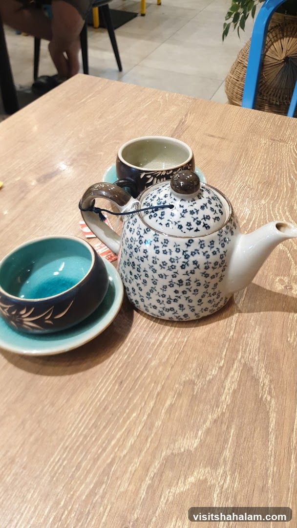 Tea Set on Table
