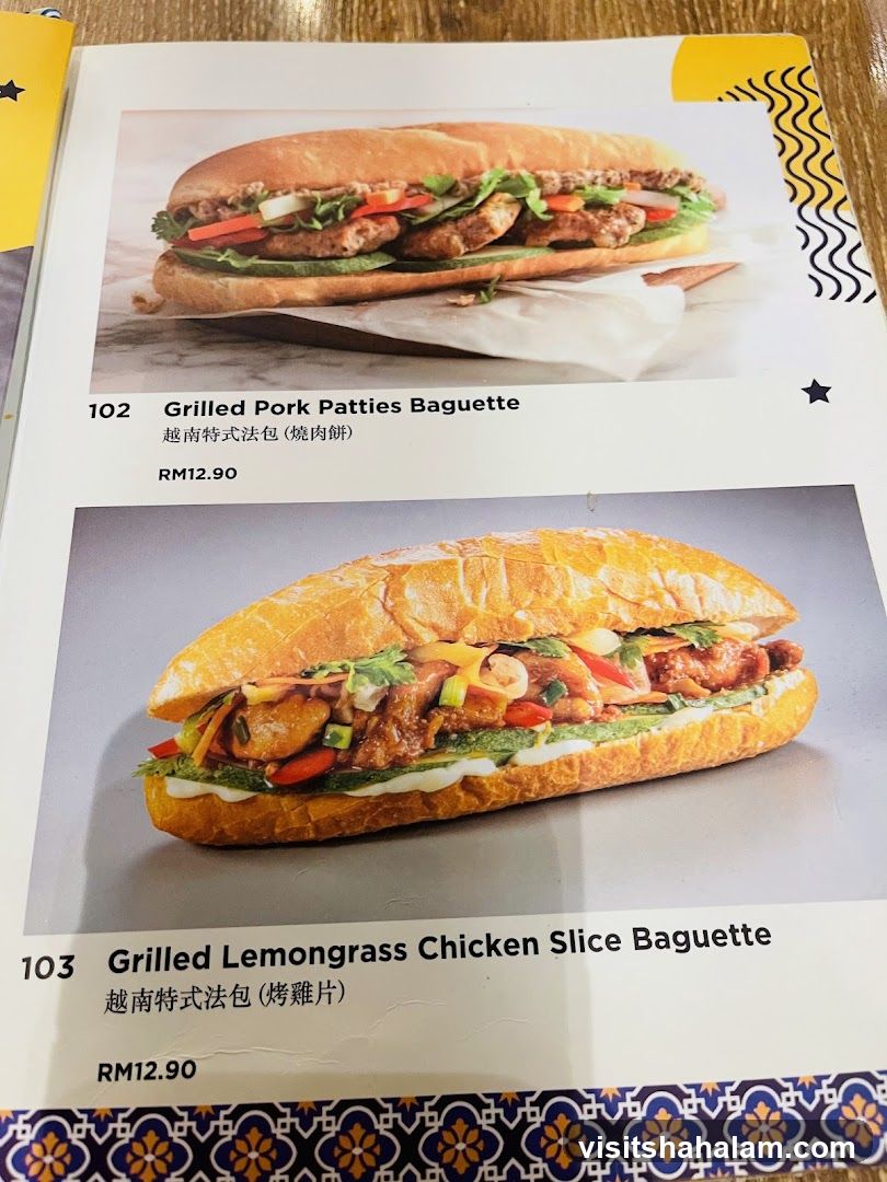 Menu Items