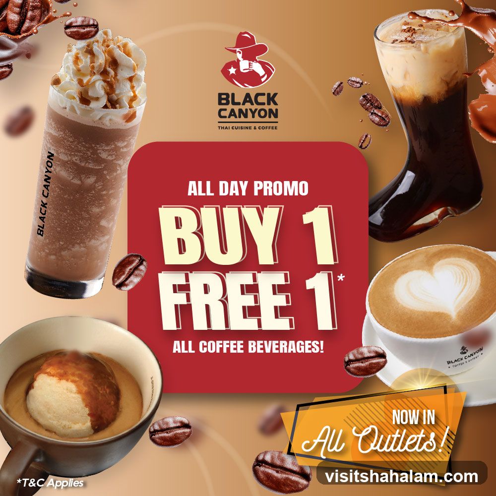 Black Canyon Coffee Buy 1 Free 1 Promo