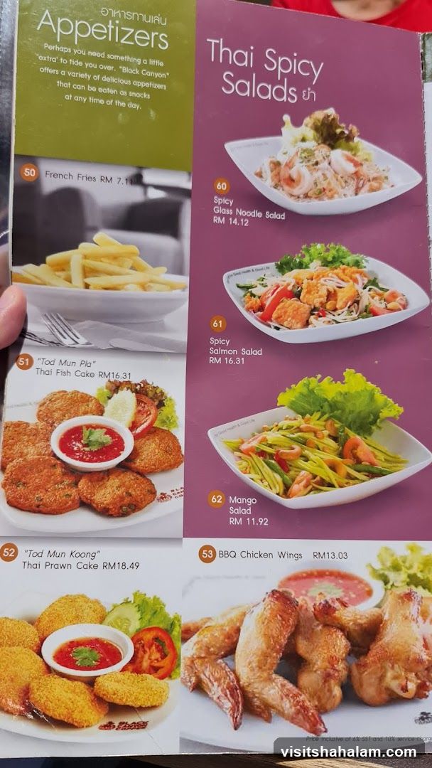 Appetizers and Thai Spicy Salads