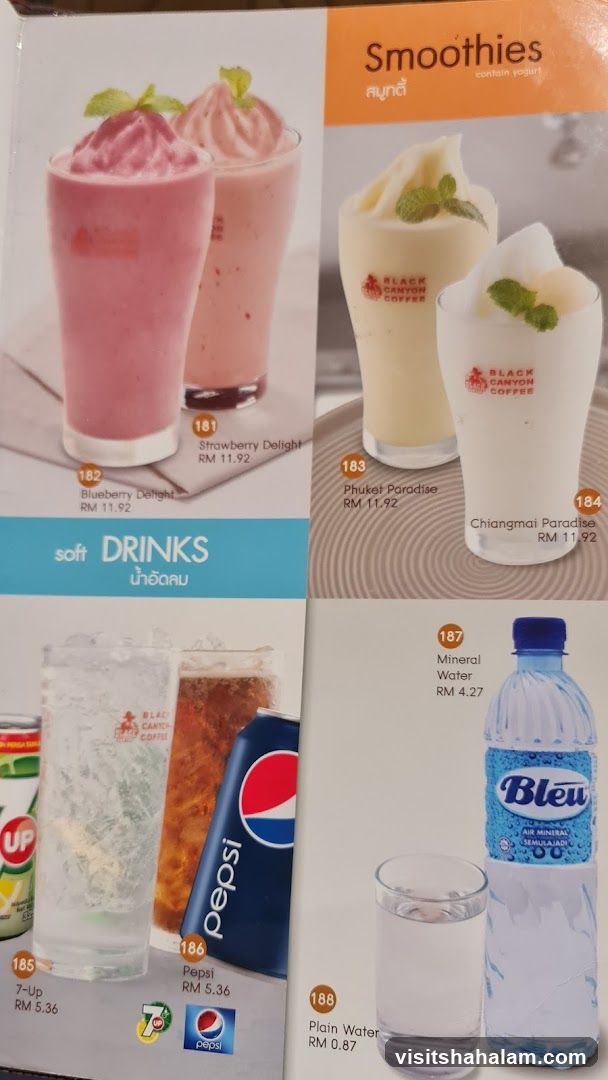 Smoothies and Soft Drinks
