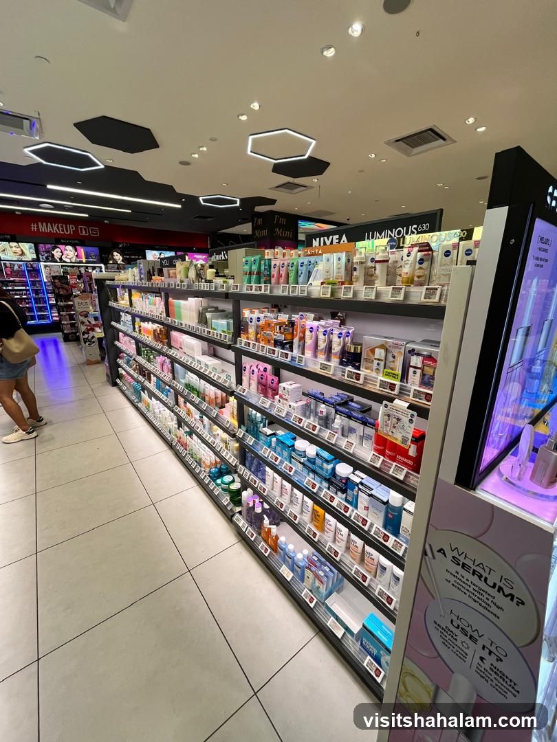 Cosmetics Store Aisles