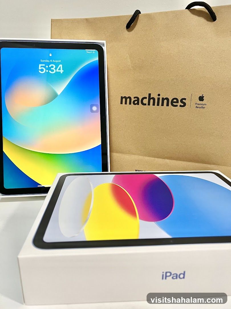Apple iPads and Shopping Bag