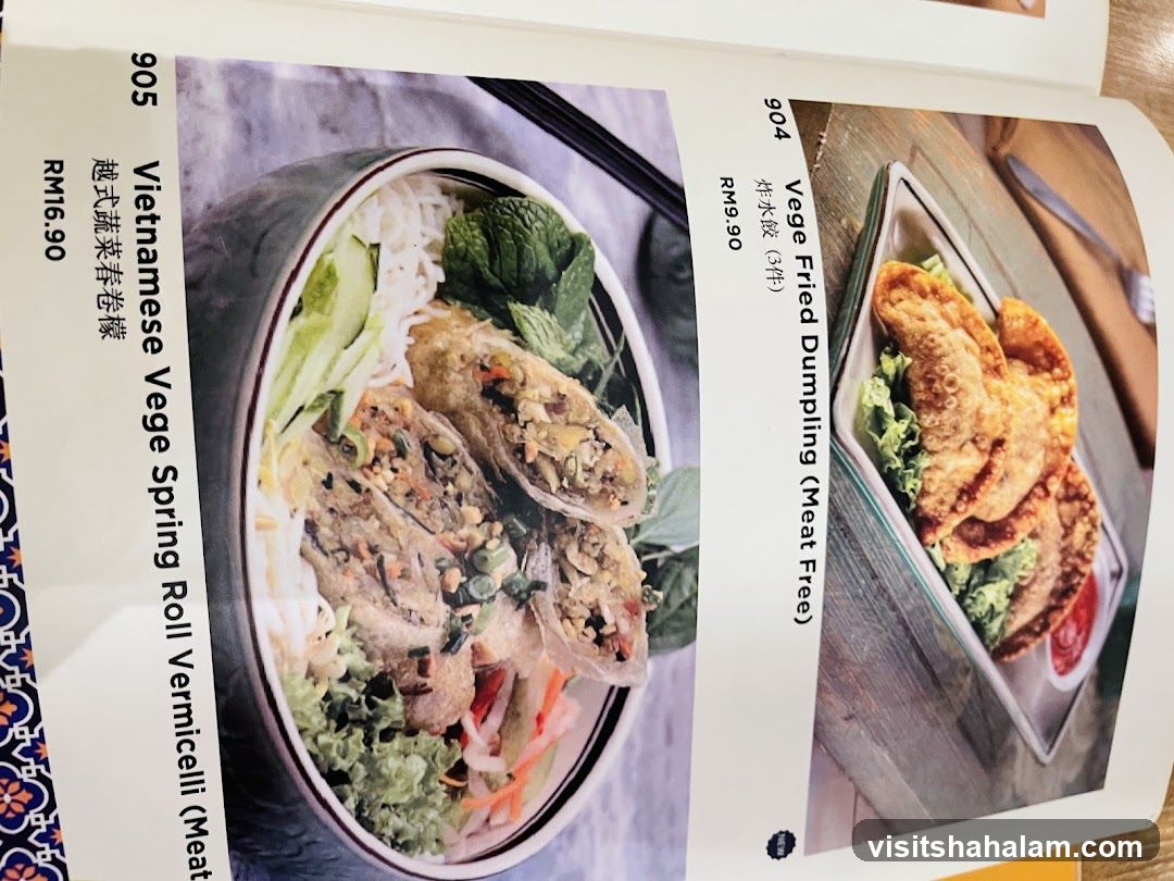 Menu Items