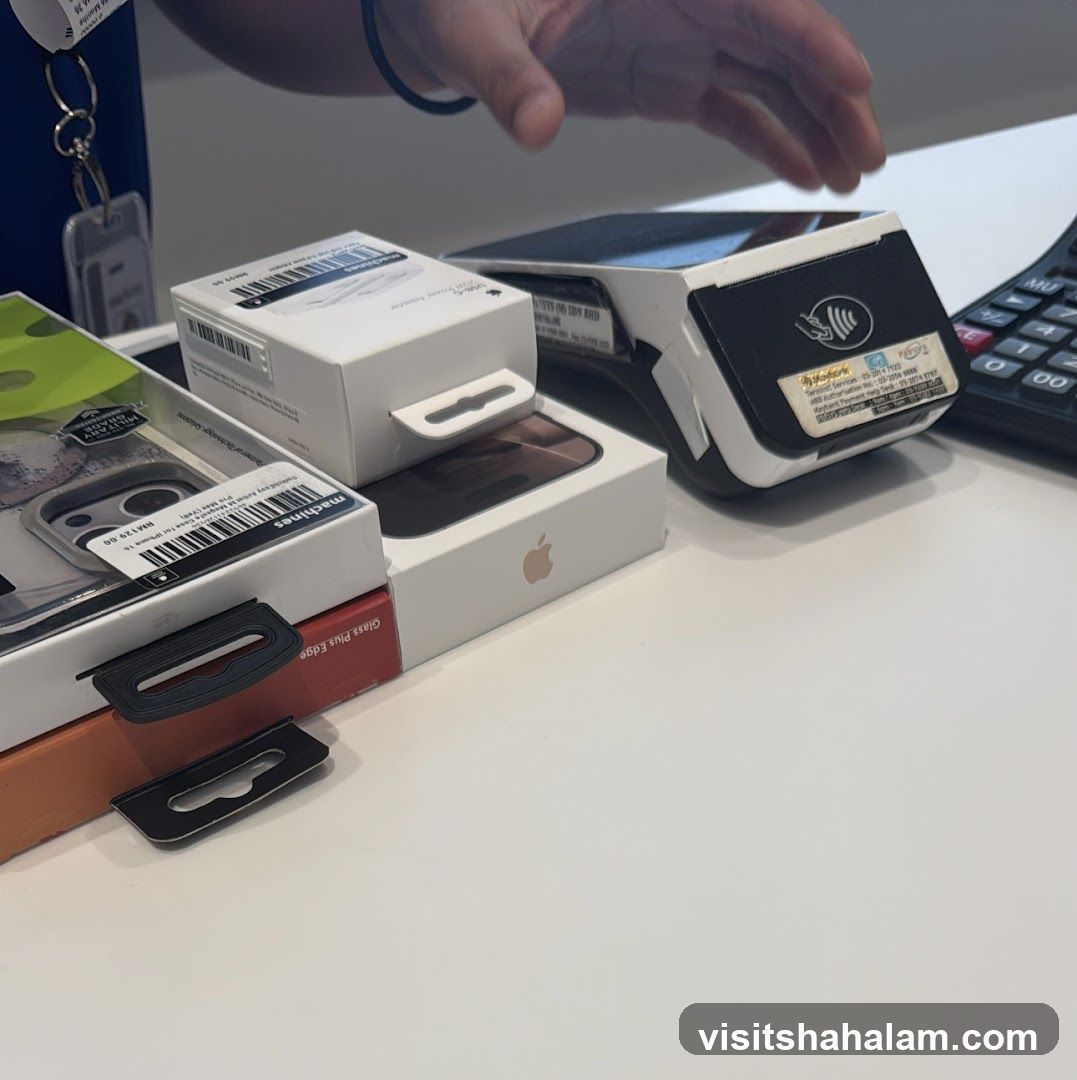 Apple Products and Payment Terminal