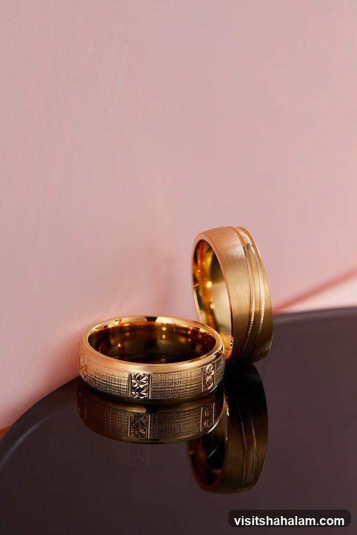 Two gold rings