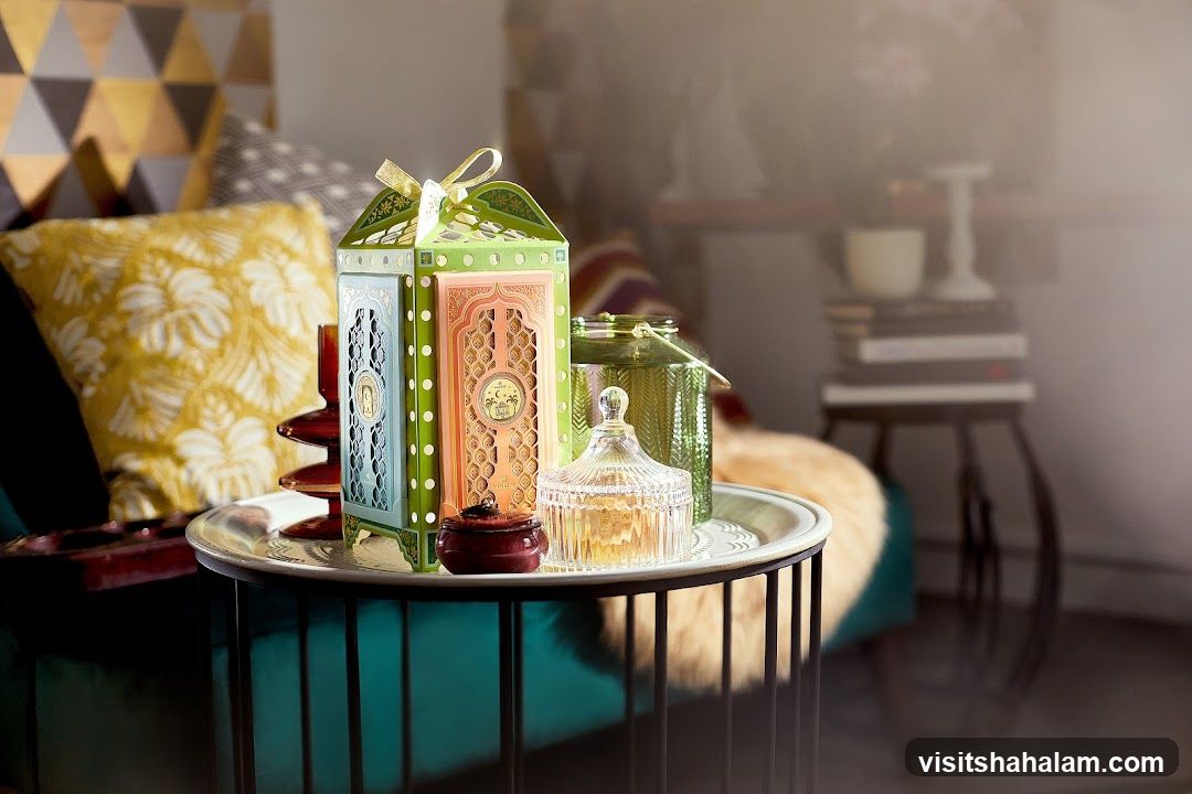 Decorative Gift Boxes and Jars on a Tray