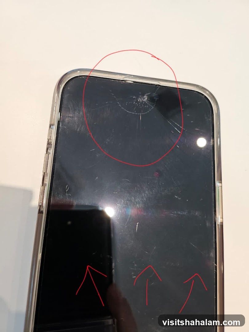 Cracked Phone Screen