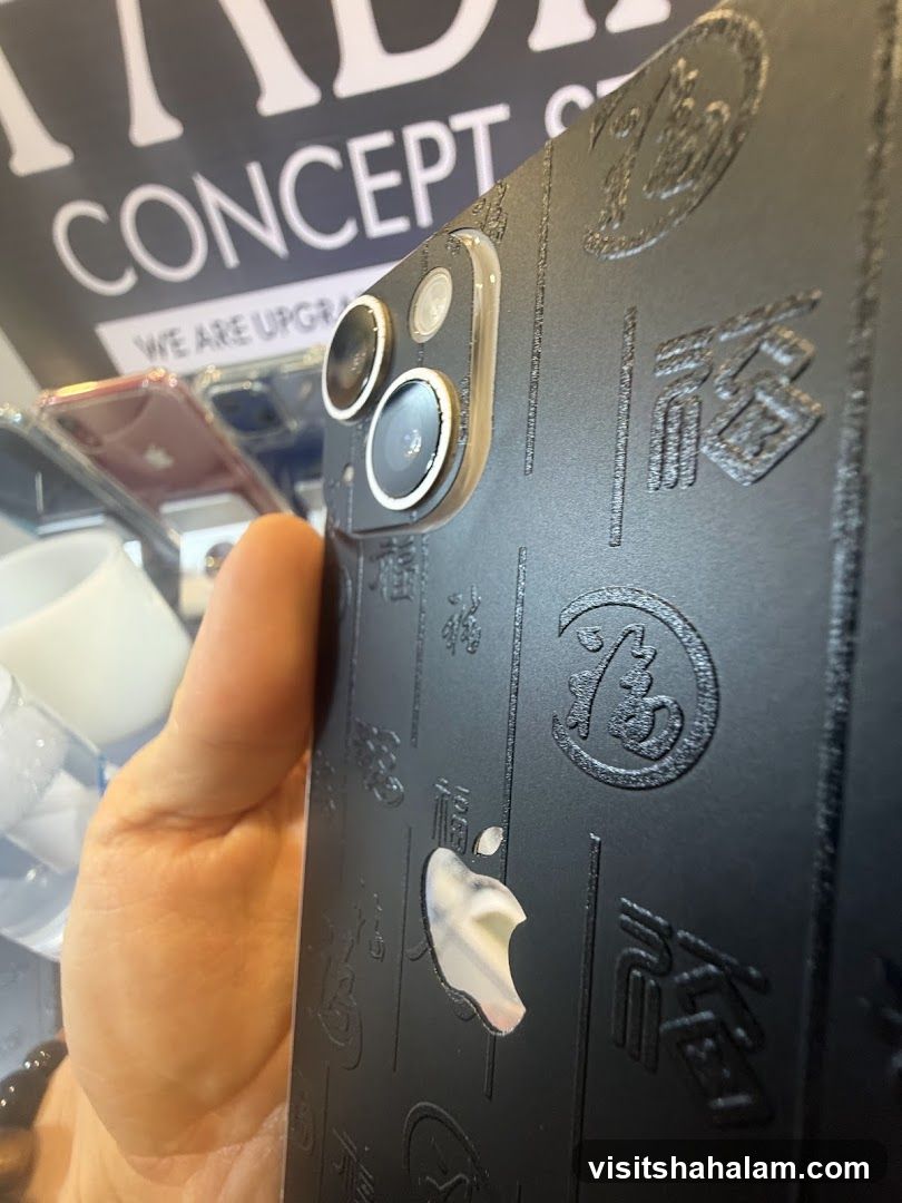 Embossed iPhone Case