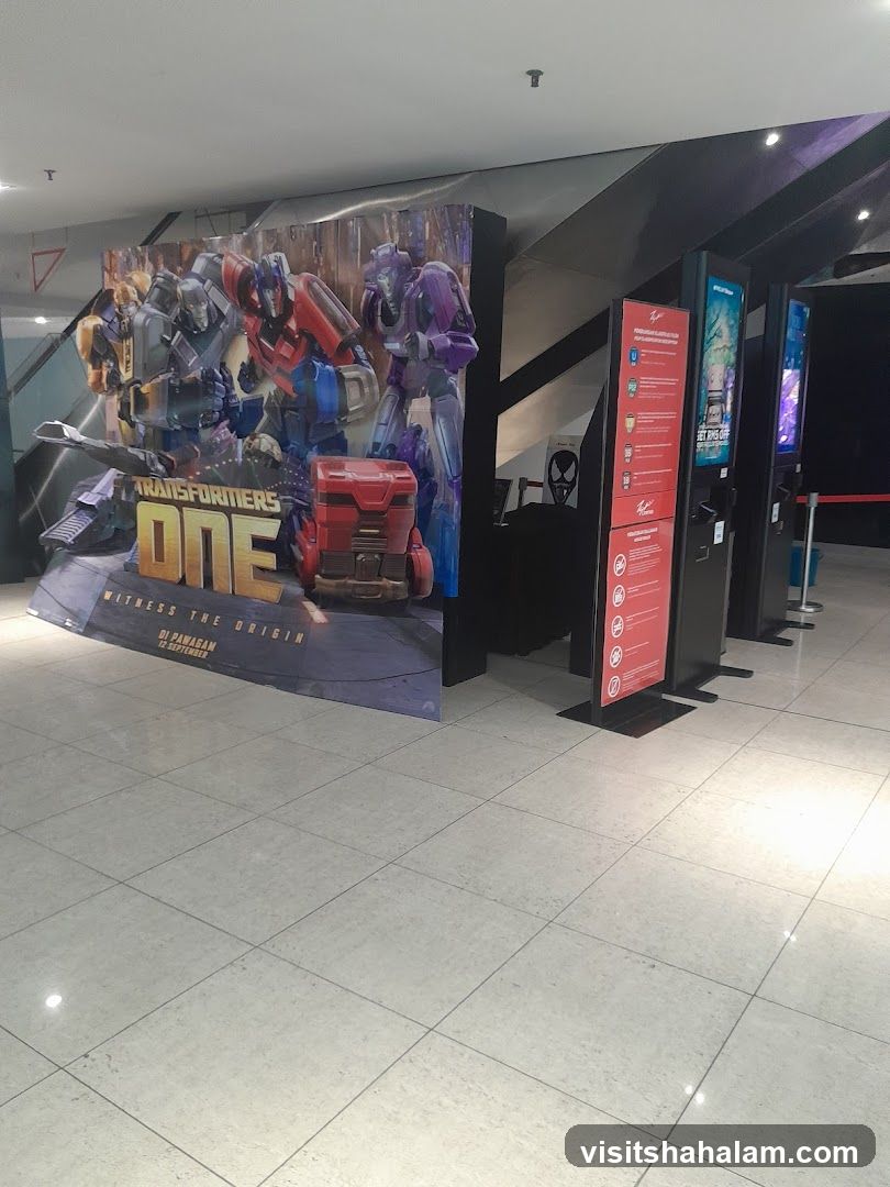 Transformers One promotional display