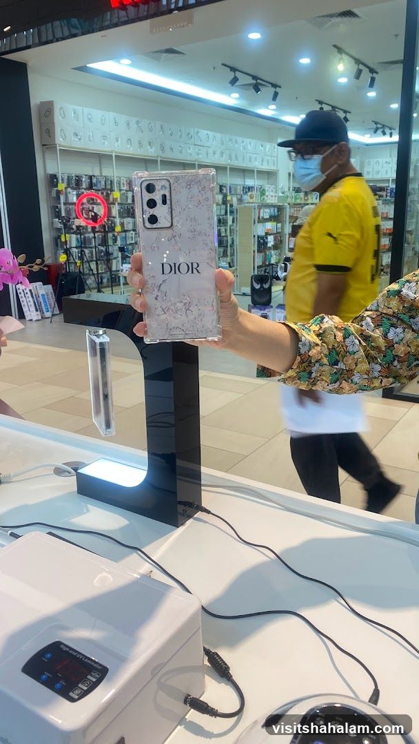 Dior Phone Case Display