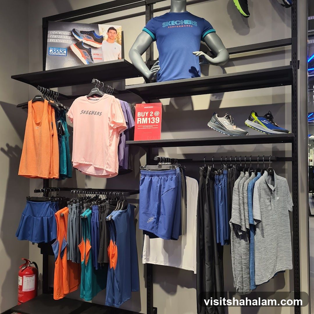 Skechers Apparel and Footwear Display