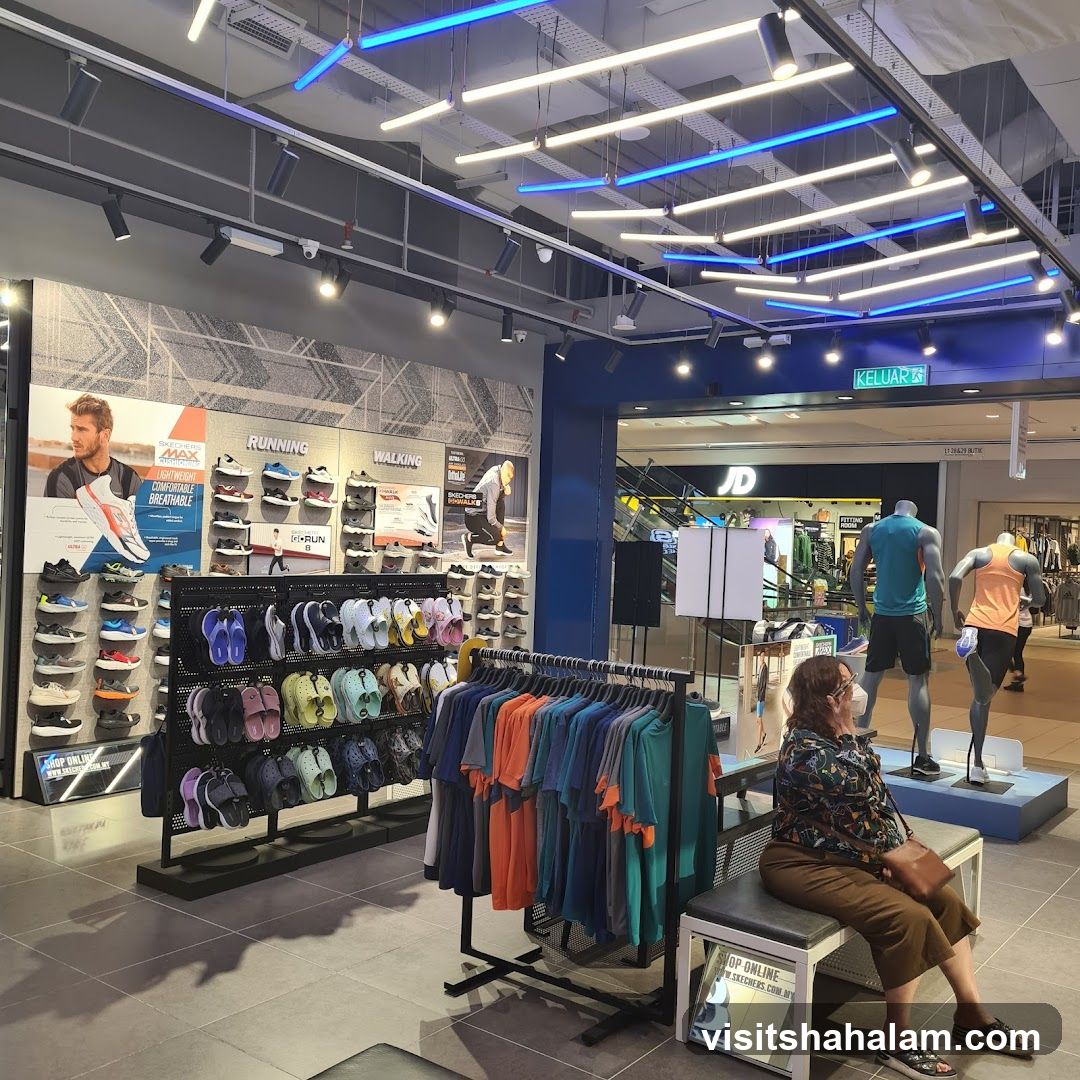 Athletic Shoe and Apparel Store Interior