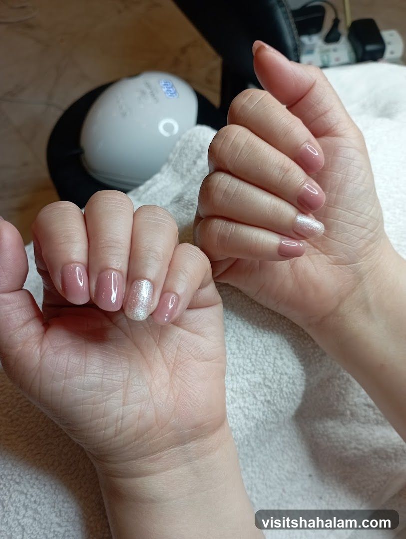 Manicured Hands with Gel Polish