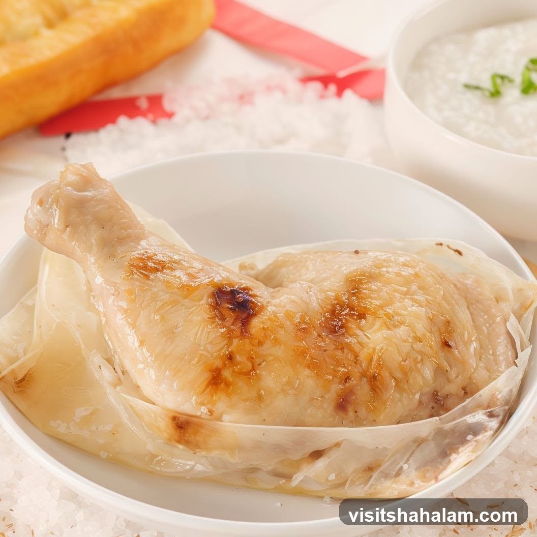 Chicken dish with rice and bread