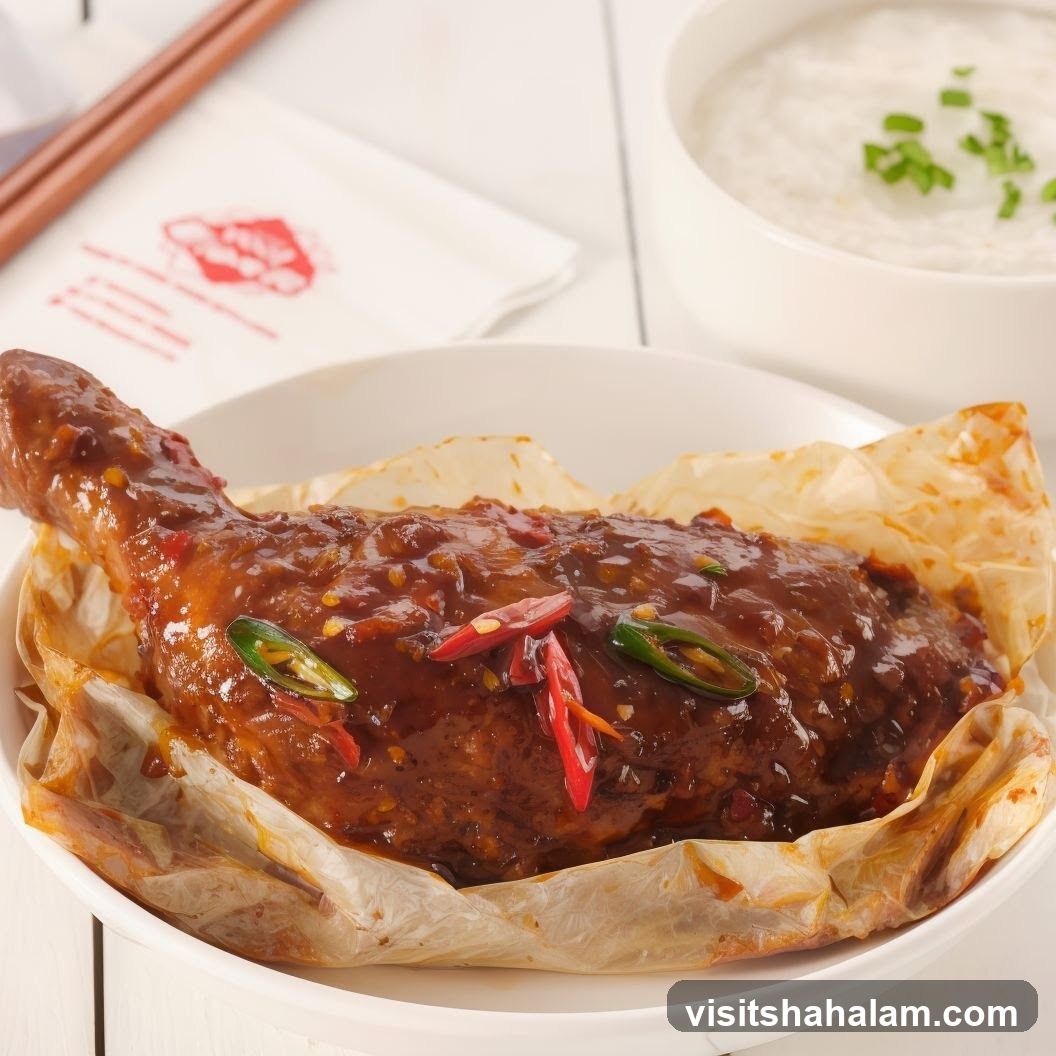Spicy Chicken Leg with Congee